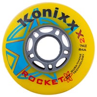 Konixx Rocket 84A Roller Hockey Wheel - Yellow Size 72mm