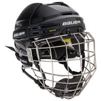 Bauer Re-Akt 75 Hockey Helmet Combo in Black/Navy
