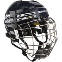 Bauer Re-Akt 75 Hockey Helmet Combo in Navy/White