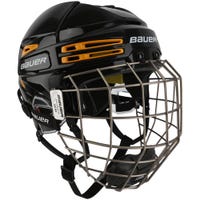 Bauer Re-Akt 75 Hockey Helmet Combo in Black/Gold