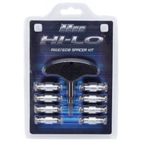 "Mission Hi-Lo Axle Spacer Kit (608) - 8 Pack in Silver"