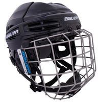 Bauer IMS 5.0 II Hockey Helmet Combo in Black