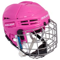 Bauer IMS 5.0 II Hockey Helmet Combo in Pink