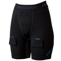 "Bauer Womens Compression Jill Shorts in Black Size Large"