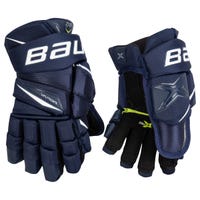 Bauer Vapor 2X Pro Junior Hockey Gloves in Navy Size 12in