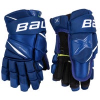 Bauer Vapor 2X Pro Junior Hockey Gloves in Blue Size 11in