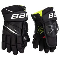 Bauer Vapor 2X Junior Hockey Gloves in Black/White Size 10in