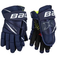 Bauer Vapor 2X Junior Hockey Gloves in Navy Size 10in