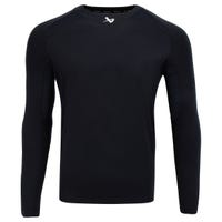 "Bauer Pro Base Layer Long Sleeve Senior Top in Black Size Large"