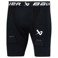 Bauer Performance Jock Senior Short in Black Size Small