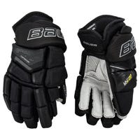 Bauer Supreme Ultrasonic Senior Hockey Gloves in Black Size 14in