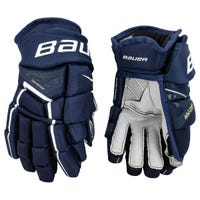 Bauer Supreme Ultrasonic Senior Hockey Gloves in Navy Size 14in