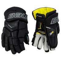 Bauer Supreme 3S Intermediate Hockey Gloves in Black Size 12in
