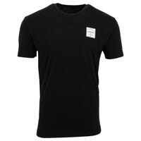 "Bauer Square Senior Short Sleeve T-Shirt in Black Size Large"