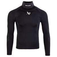 Bauer Neck Protect Youth Long Sleeve Shirt in Black Size X-Large
