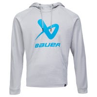 Bauer Core Lockup Senior Pullover Hoodie in Grey Size Large