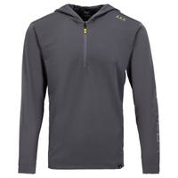 Bauer FLC Quarter Zip Adult Pullover Hoodie in Iron Size XX-Large