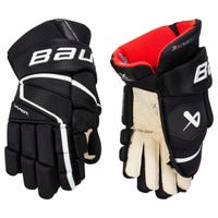Bauer Vapor 3X Pro Senior Hockey Gloves in Black/White Size 14in