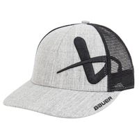 Bauer Core Youth Snapback Hat in Grey Size Youth OSFM