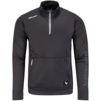 Bauer Team Fleece Half Zip Adult Sweatshirt in Grey Size Medium