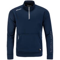 "Bauer Team Fleece Half Zip Adult Sweatshirt in Navy Size Large"