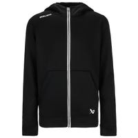 "Bauer Team Fleece Full Zip Youth Sweatshirt in Black Size Large"