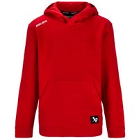 "Bauer Team Ultimate Youth Pullover Hoodie in Red Size Large"