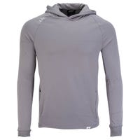 Bauer FLC Senior Pullover Hoodie Sweatshirt in Grey Size Medium