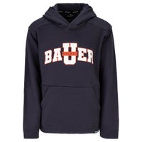 Bauer University Youth Pullover Hoodie Sweatshirt in Grey Size Medium