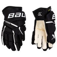 Bauer Supreme M5 Pro Senior Hockey Gloves in Black/White Size 15in
