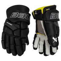 Bauer Supreme M3 Intermediate Hockey Gloves in Black Size 13in