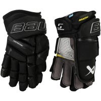 Bauer Supreme Mach Junior Hockey Gloves in Black Size 10in