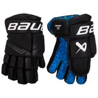 Bauer X Youth Hockey Gloves - 2024 Model in Black Size 8in
