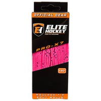 "Elite PRO-X7 Wide Moulded Tip Laces in Pink/Navy"