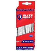 Elite Notorious Pro X Waxed Molded Tip Laces in White