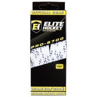 Elite Pro S700 WAXED Molded Tip Laces in Yellow/Navy