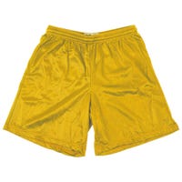 Alleson 580P Adult Nylon Mesh Shorts in Light Gold Size X-Large