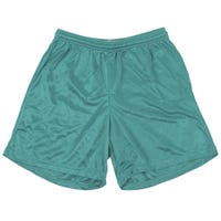Alleson 580P Adult Nylon Mesh Shorts in Teal Size X-Large