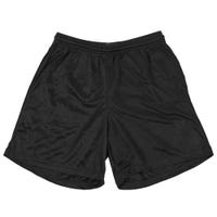 Alleson 580P Adult Nylon Mesh Shorts in Black Size 3X-Large