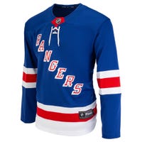Fanatics New York Rangers Premier Breakaway Blank Adult Hockey Jersey in Red/White/Blue Size Small
