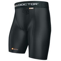 Shock Doctor 220 Core Compression Youth Shorts w/Cup Pocket in Black Size Small