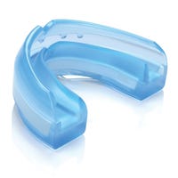 "Shock Doctor Ultra Braces Mouth Guard in Transparent Blue Size OSFM"