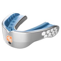 Shock Doctor Gel Max Power Mouthguard in Metallic Silver Size Youth