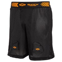 "Shock Doctor Loose Youth Jock Shorts w/Cup in Black/Orange Size XX-Small"
