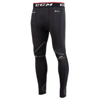 "CCM Pro Cut Resistant Senior Goalie Compression Pant in Black Size X-Large"