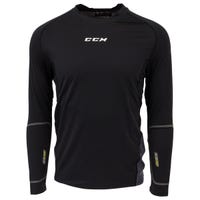 CCM Cut Protective Junior Athletic Fit Long Sleeve Shirt in Black Size Small