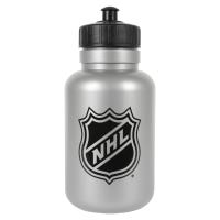 "SherWood NHL 1000 ML Water Bottle w/ Pull Top - /Black in Silver"