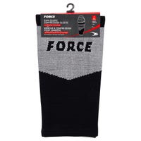 Force Shin Guard Compression Sleeve - Pair Size Large