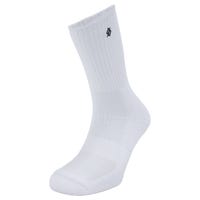 Stringking Athletic Crew Socks in White Size Small