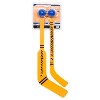 Winnwell Mini Stick Set - Goalie/Player in Yellow